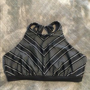 Athleta high neck bikini top